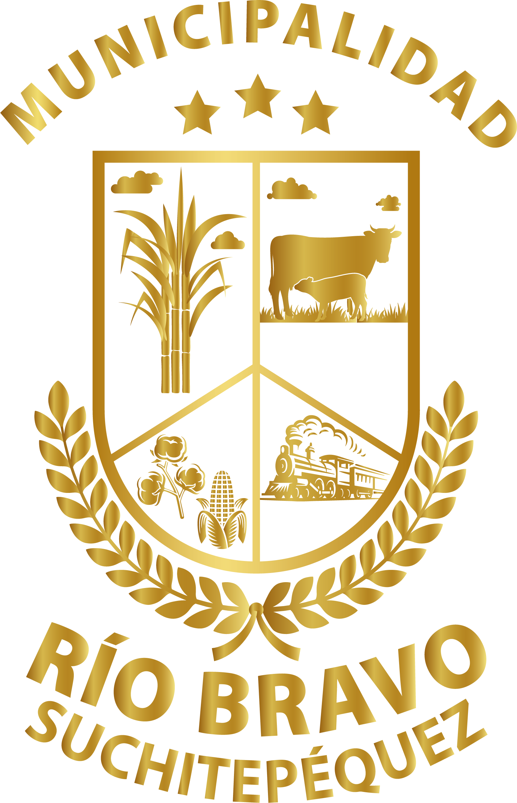 Escudo de la Municipalidad de Río Bravo, Suchitepéquez